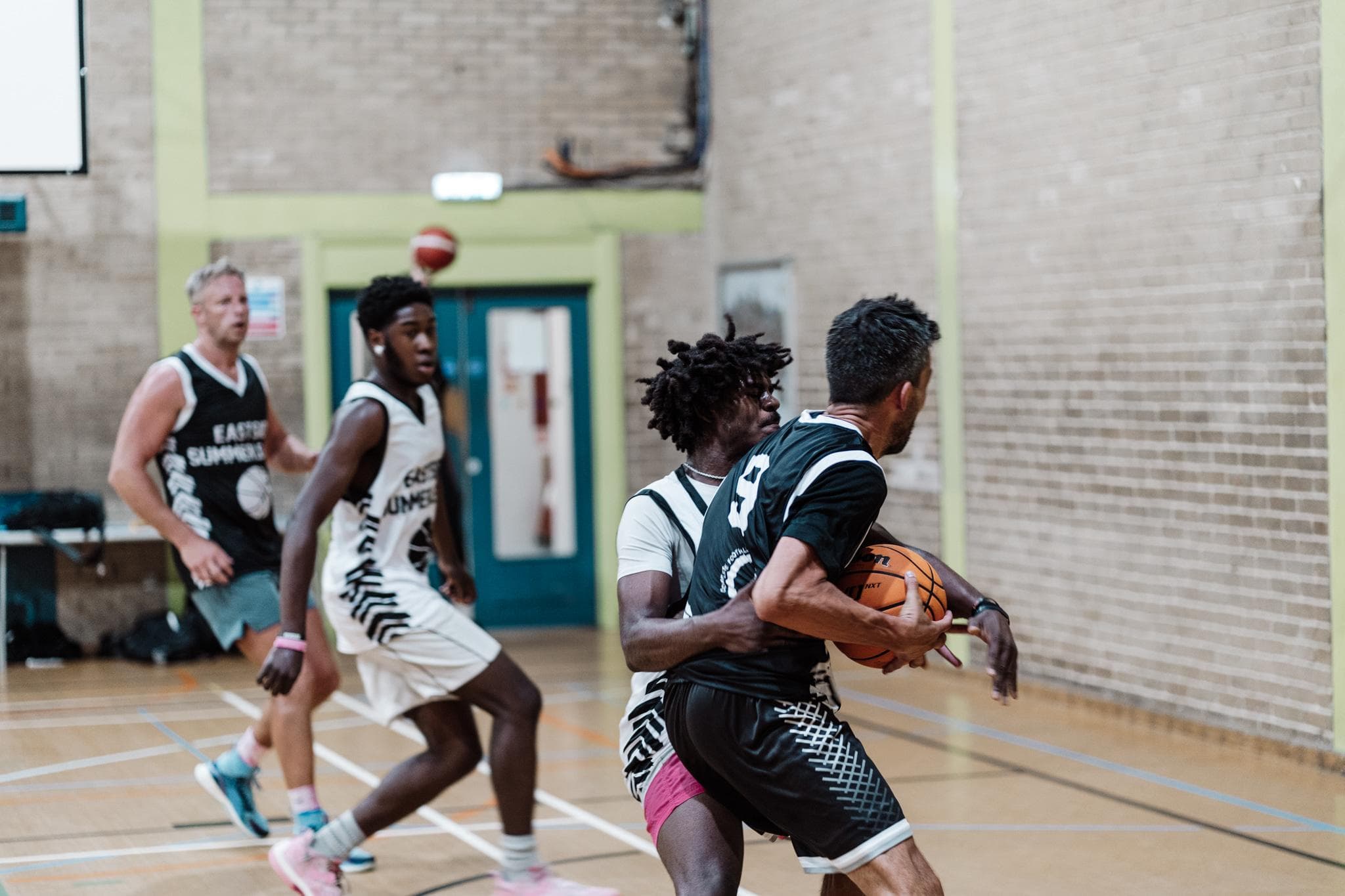 Basketball training session