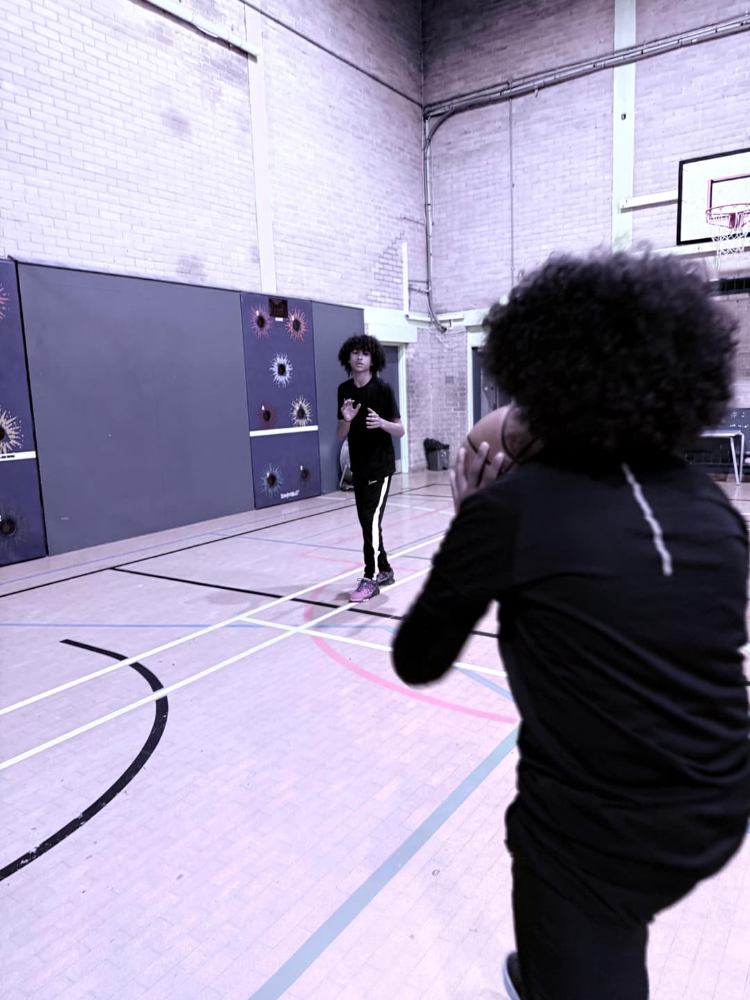 Basketball community training